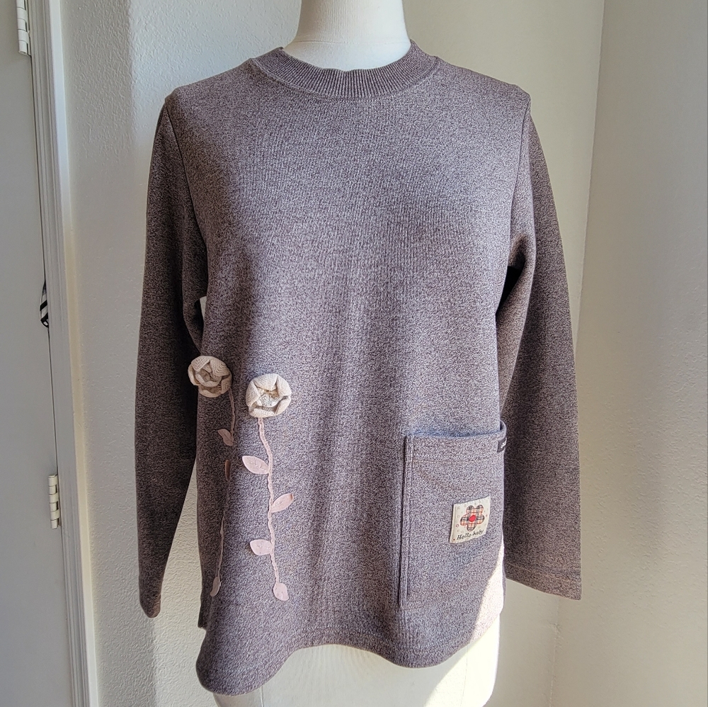 Hello Baby RARE Hello Kitty Pullover Sweater Sweatshirt Women's size Small EUC